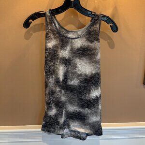 Grey Tie-Dye Racerback Tank